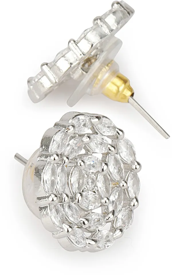 White_Elegant_Earring_Set_For_Women