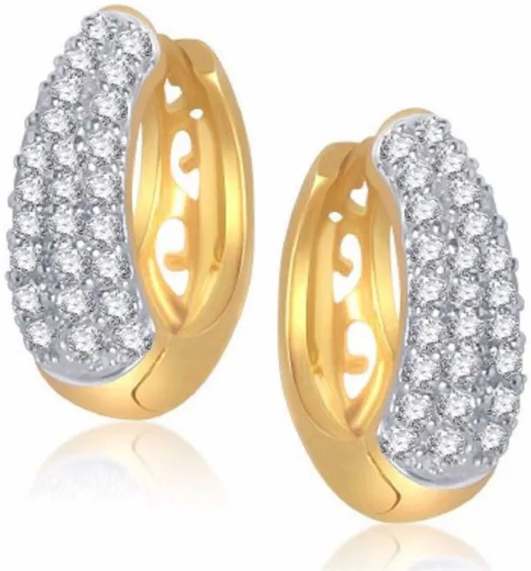 White_Elegant_Earring_Set_For_Women