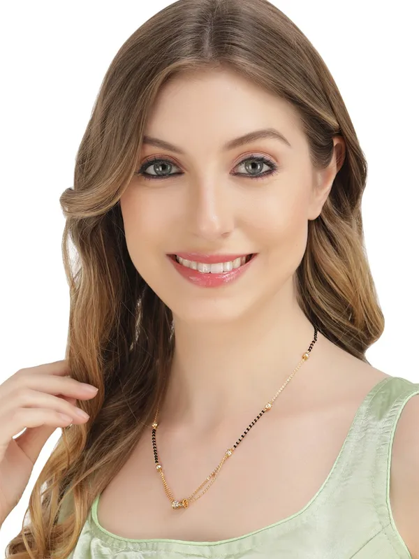 Gold_&_White_&_Black_Elegant_Mangalsutra_For_Women