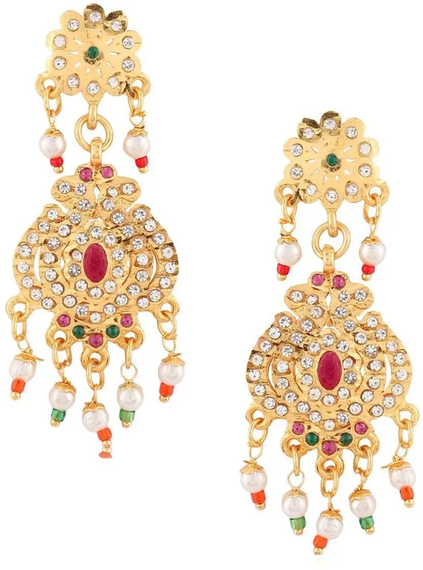 Multicolor_Elegant_Earring_&_Necklace_Set_For_Women