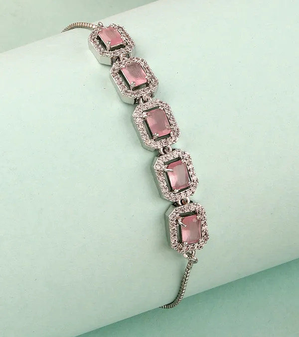 Pink_Bangle_Bracelet_Elegant_For_Women