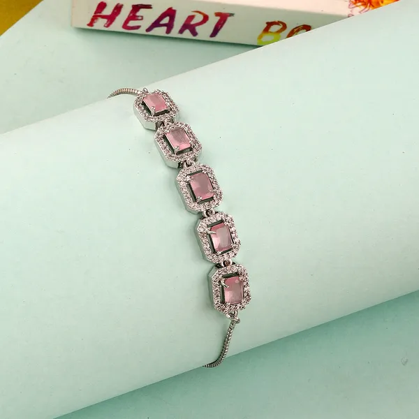 Pink_Bangle_Bracelet_Elegant_For_Women