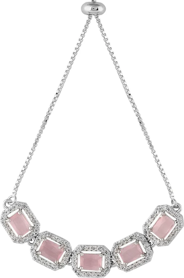 Pink_Bangle_Bracelet_Elegant_For_Women