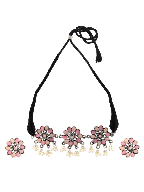 Multicolor_Elegant_Earring_&_Necklace_Set_For_Women