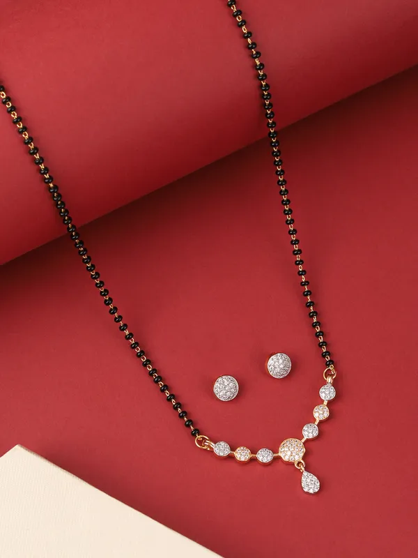 Gold-Plated_AD_Stone_Mangalsutra_Set_|_Elegant_Design_with_Matching_Stud_Earrings