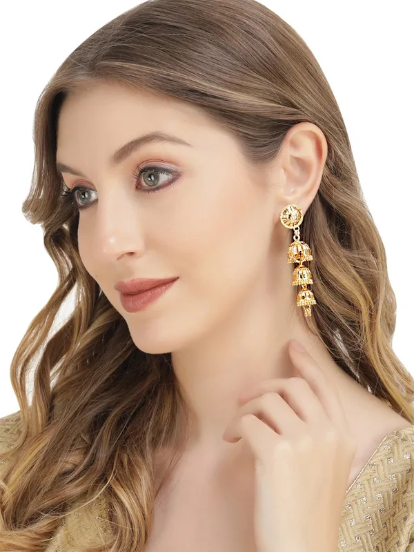 Copper_Elegant_Jhumki_Earring_For_Women