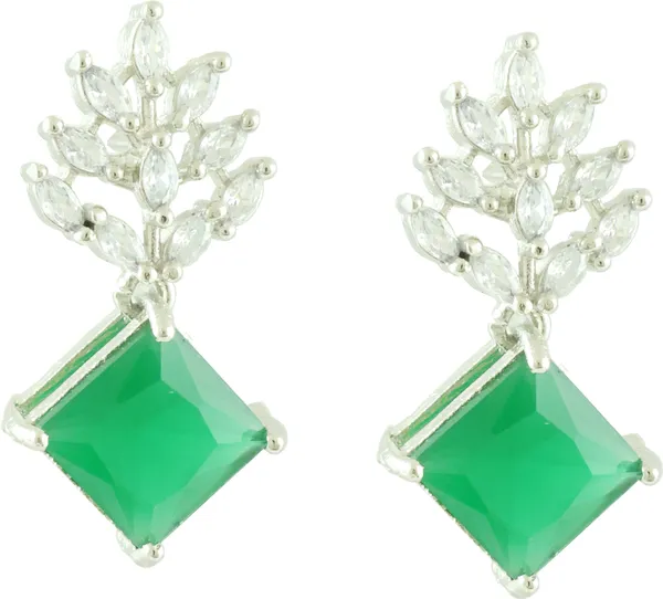 Green_Elegant_Stud_Earring_For_Women