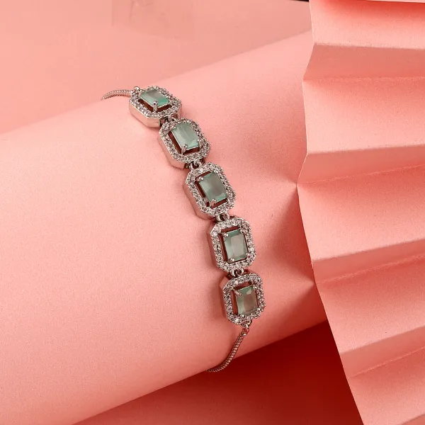 Blue_Bangle_Bracelet_Elegant_For_Women