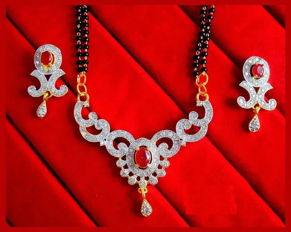 Multicolor_Alloy_Mangalsutra_&_Earring_Set_For_Women