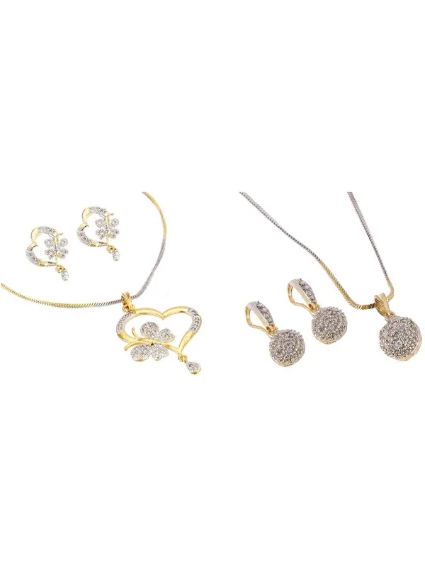Gold_Elegant_Earring_&_Necklace_Set_For_Women