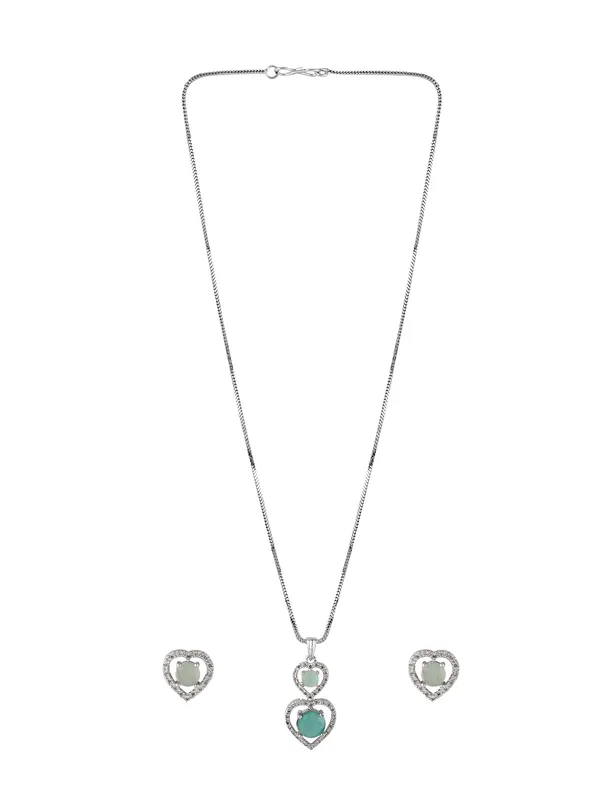 Multicolor_Elegant_Earring_&_Pendant_Set_For_Women