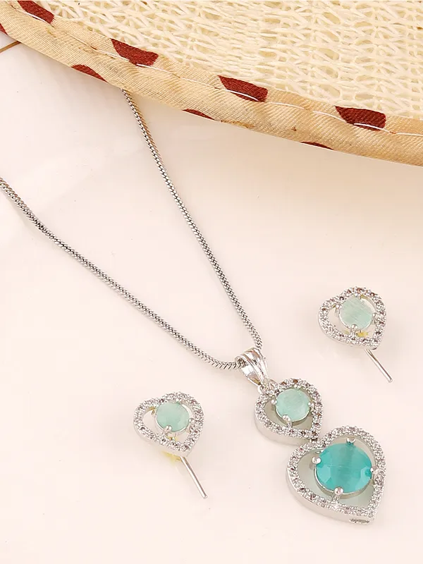 Multicolor_Elegant_Earring_&_Pendant_Set_For_Women