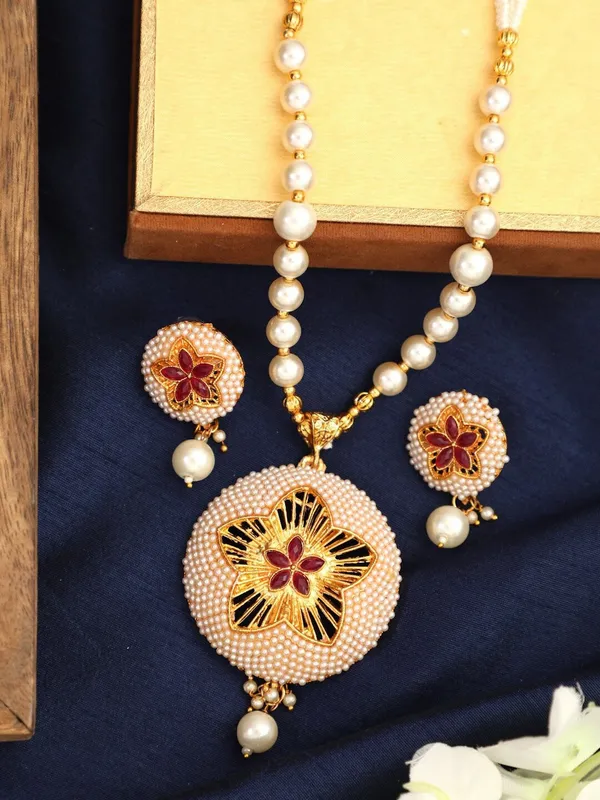 Multicolor_Alloy_Earring_&_Necklace_Set_For_Women