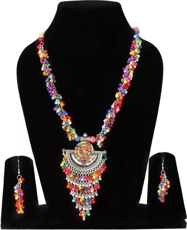 Multicolor_Elegant_Earring_&_Necklace_Set_For_Women