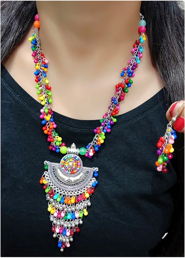 Multicolor_Elegant_Earring_&_Necklace_Set_For_Women