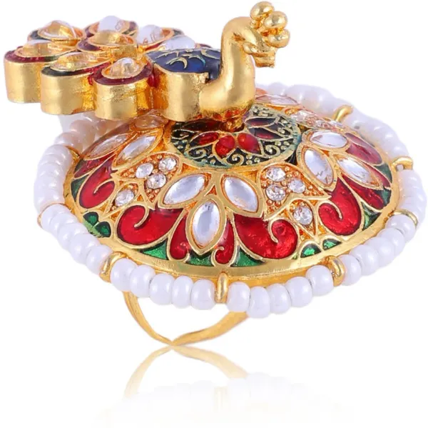 Multicolor_Elegant_Necklace,_Earring_&_Ring_Set_For_Women