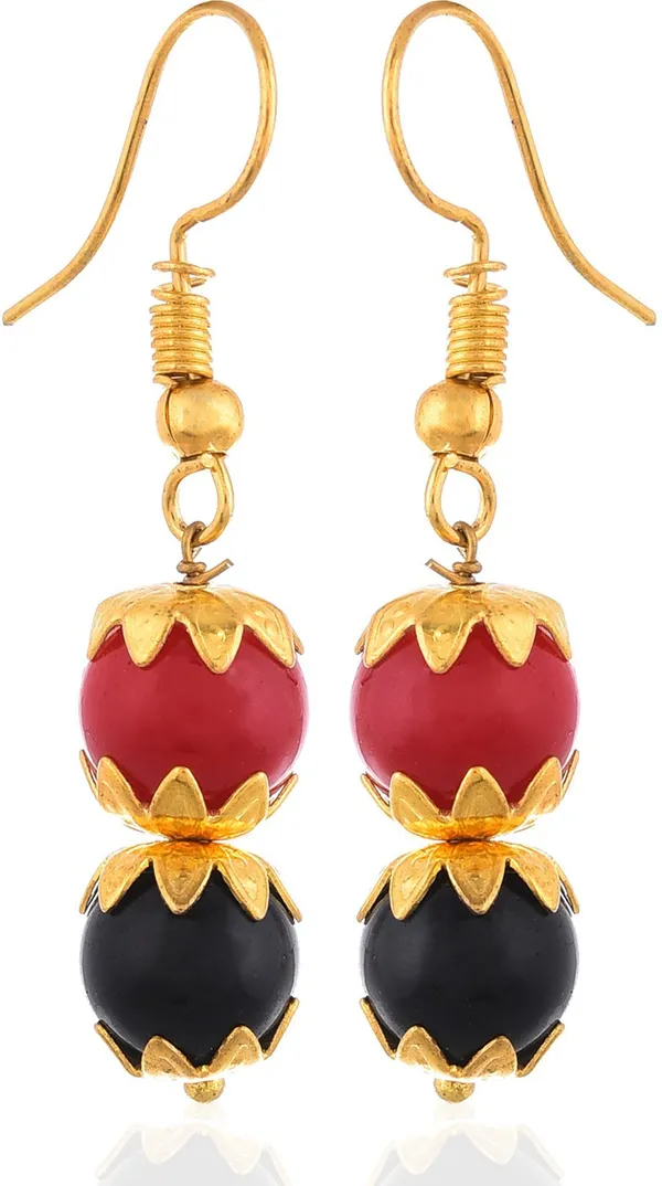 Gold_Elegant_Mangalsutra_&_Earring_Set_For_Women