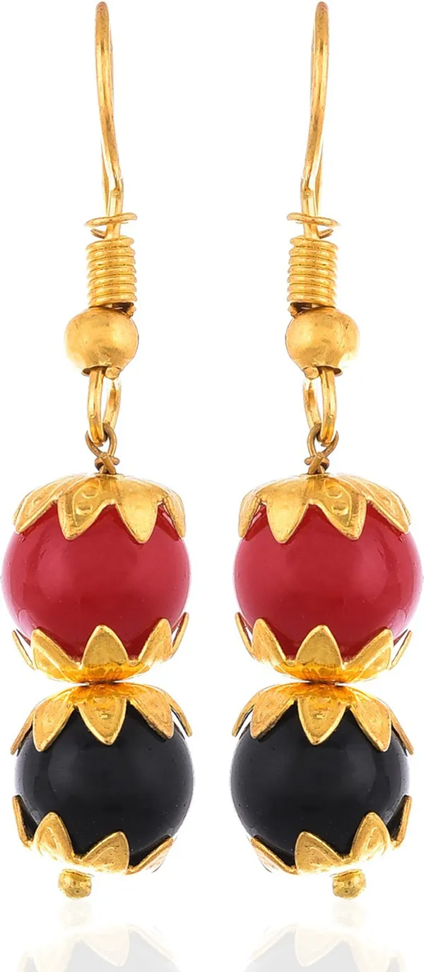 Gold_Elegant_Mangalsutra_&_Earring_Set_For_Women