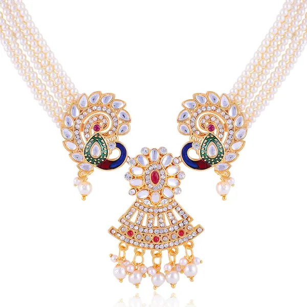 Multicolor_Elegant_Earring_&_Necklace_Set_For_Women