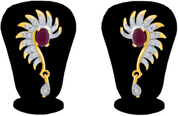 Multicolor_Elegant_Earring_&_Pendant_Set_For_Women