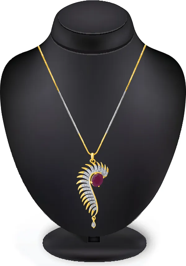 Multicolor_Elegant_Earring_&_Pendant_Set_For_Women