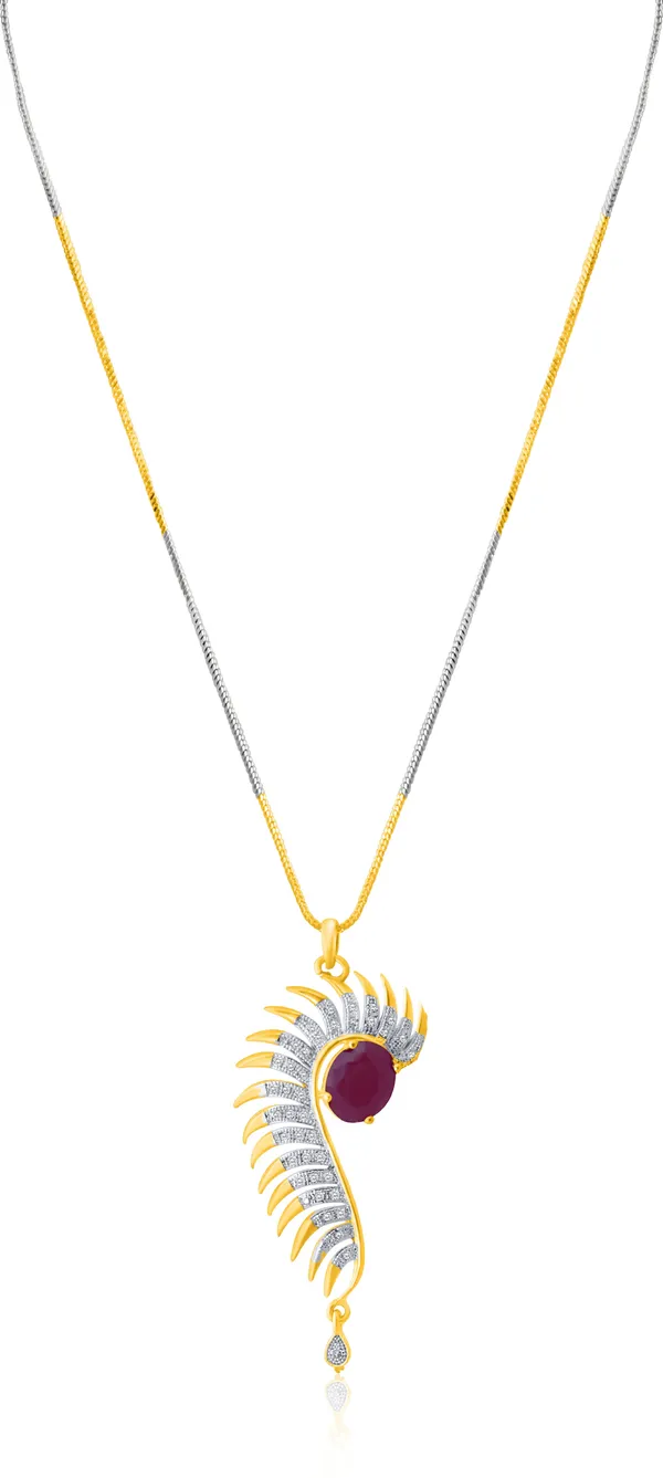 Multicolor_Elegant_Earring_&_Pendant_Set_For_Women