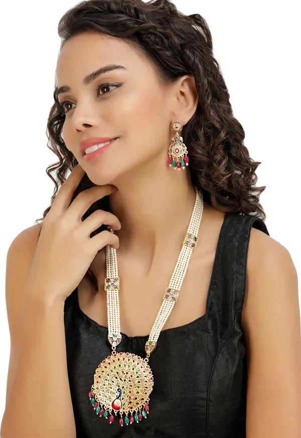 Multicolor_Elegant_Earring_&_Necklace_Set_For_Women