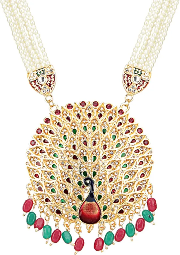 Multicolor_Elegant_Earring_&_Necklace_Set_For_Women
