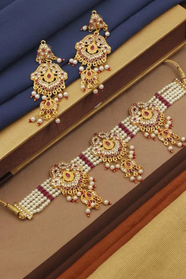 Multicolor_Elegant_Earring_&_Necklace_Set_For_Women