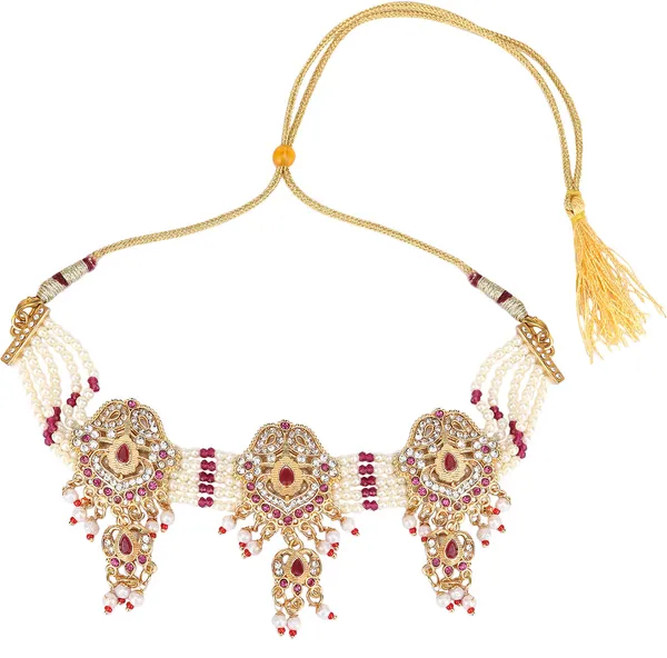 Multicolor_Elegant_Earring_&_Necklace_Set_For_Women