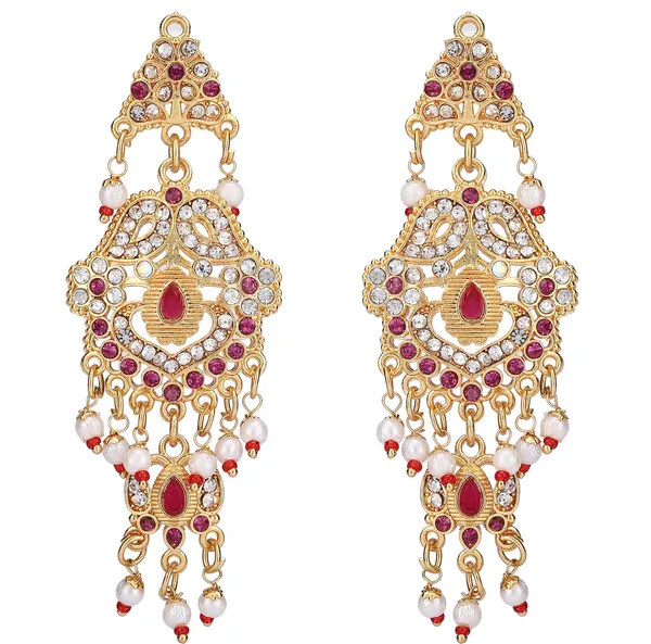 Multicolor_Elegant_Earring_&_Necklace_Set_For_Women