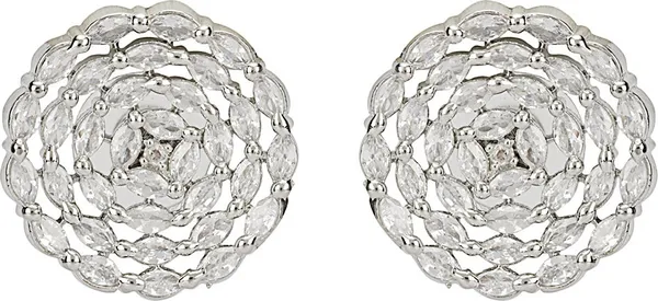 White_Elegant_Earring_Set_For_Women