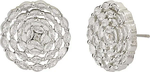White_Elegant_Earring_Set_For_Women