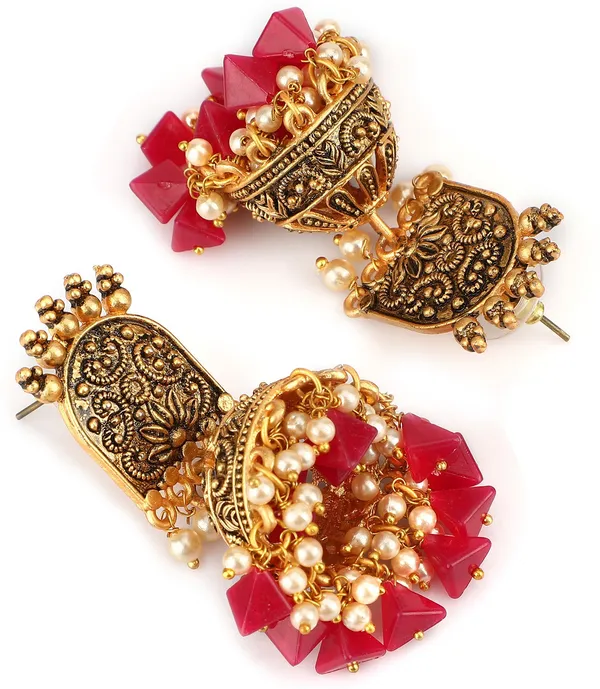 Multicolor_Metal_Jhumki_Earring_For_Women