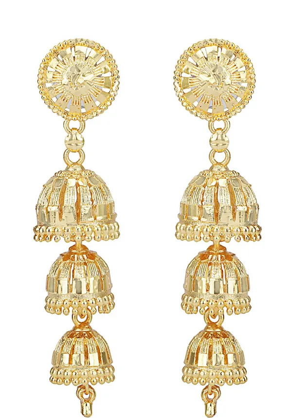 Gold_Elegant_Earring_Set_For_Women