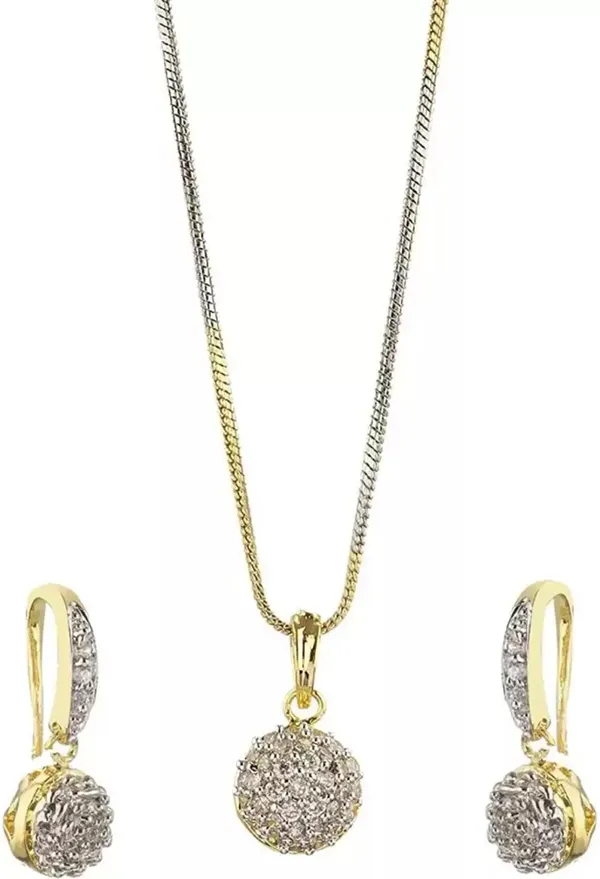 White_&_Gold_Elegant_Earring_&_Necklace_Set_For_Women_(_Pack_of_3_)