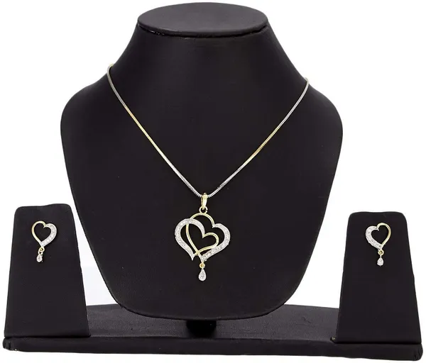 White_&_Gold_Elegant_Earring_&_Necklace_Set_For_Women_(_Pack_of_3_)