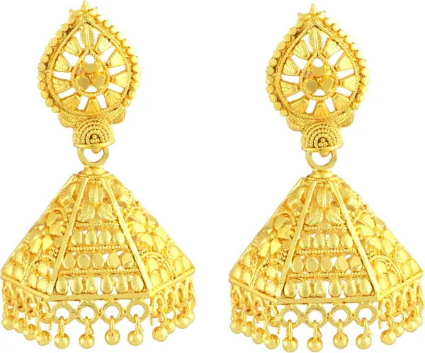 Gold_Elegant_Earring_Set_For_Women