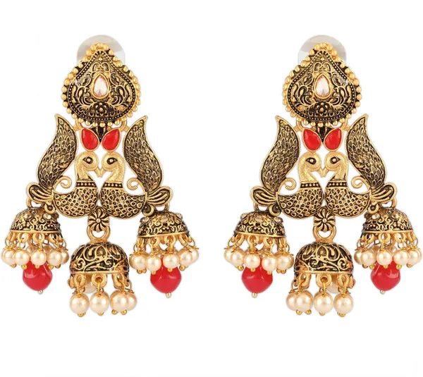 Multicolor_Metal_Jhumki_Earring_For_Women