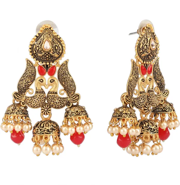 Multicolor_Metal_Jhumki_Earring_For_Women