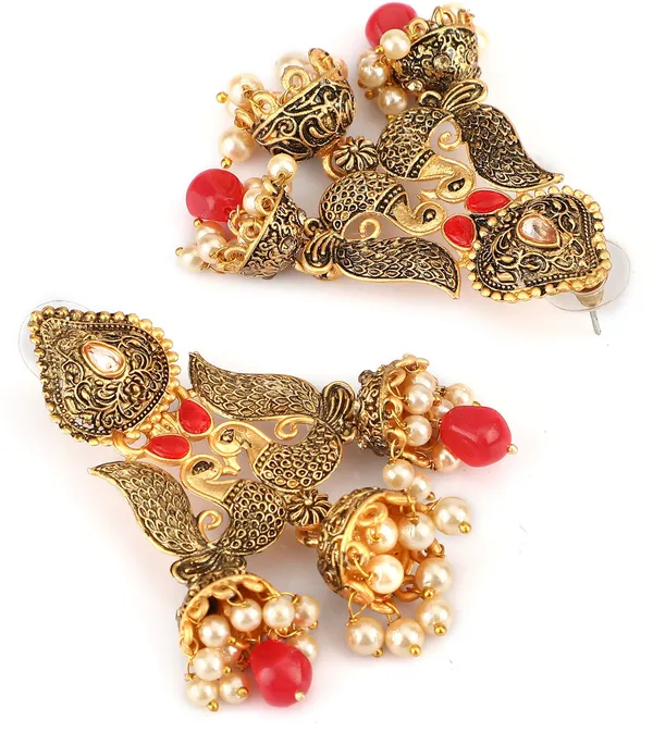 Multicolor_Metal_Jhumki_Earring_For_Women