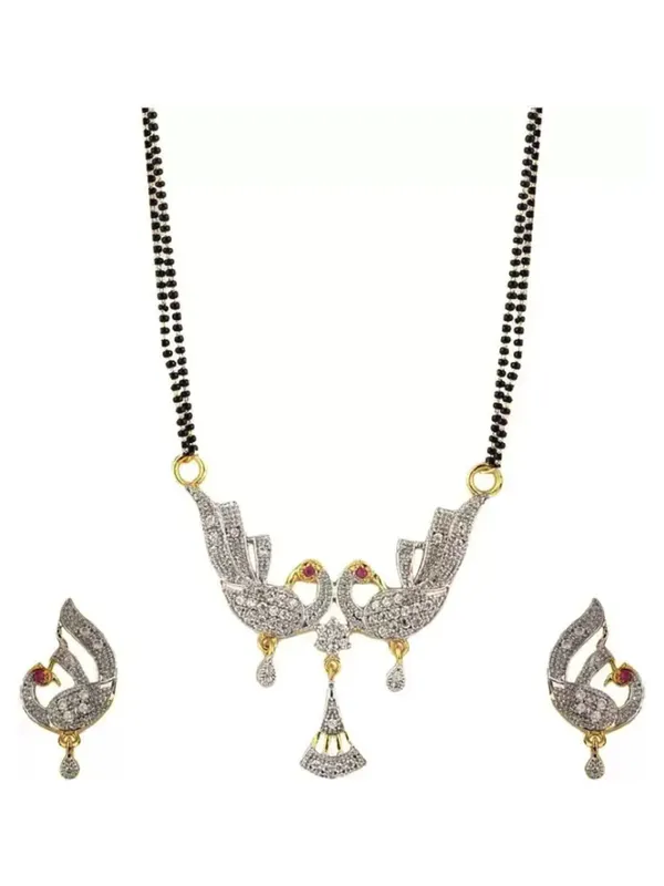 Silver_&_Black_Elegant_Earring_&_Necklace_Set_For_Women