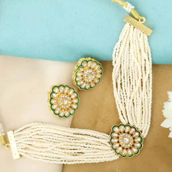 Multicolor_Brass_Earring_&_Necklace_Set_For_Women