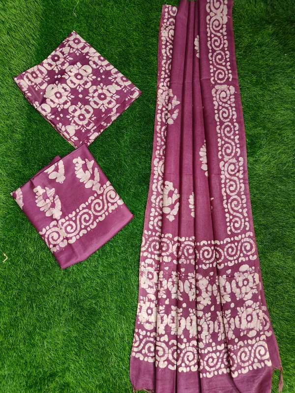 Magenta_Cotton_Silk_Unstitched_Batik_Dress_Material_(Top,_Bottom_&_Dupatta)_For_Women