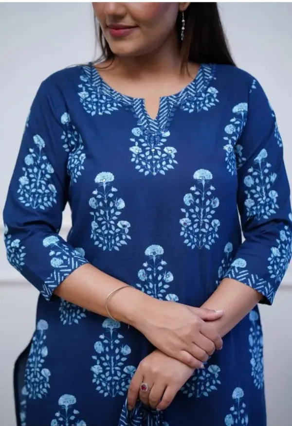 Anarkali_Kurta_Set_With_Angrakha_Style_For_Women(Blue)
