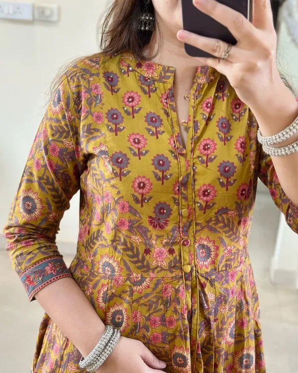 Beautiful__Printed_With_Hand_Work_Anarkali_Kurta_Duppata_Set_in_New_Summer_Colour_For_Women's_&_Girl's