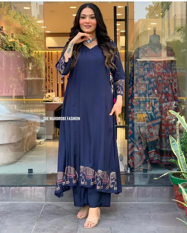 Classy_Kurti_With_Pant_For_Women's_And_Girls