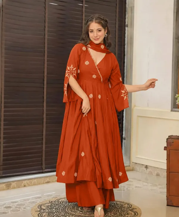 Women’s_Rust_Embroidered_Anarkali_Kurta_Set_with_Palazzo_&_Dupatta_|_Rayon/Traditional_Ethnic_Wear_|_Festive_&_Party_Wear.
