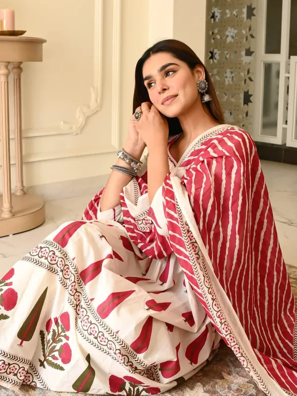 Women_Ethnic_Motifs_Printed_Angrakha_Kurta_with_Trousers_&_With_Dupatta_Set