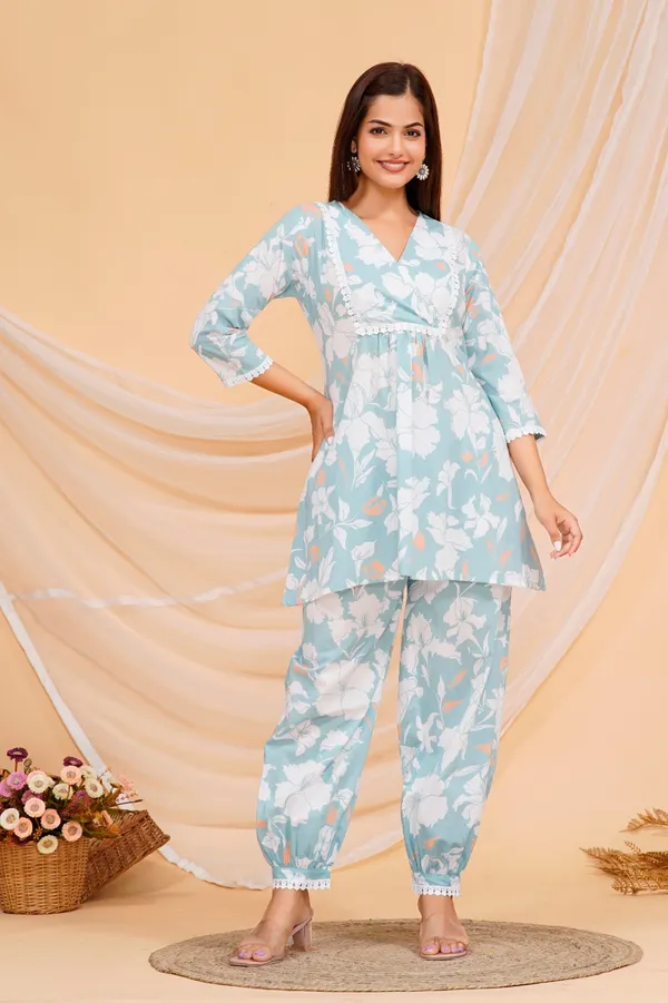 Women_Floral_Printed_Pure_Cotton_Kurta_Pant_Set